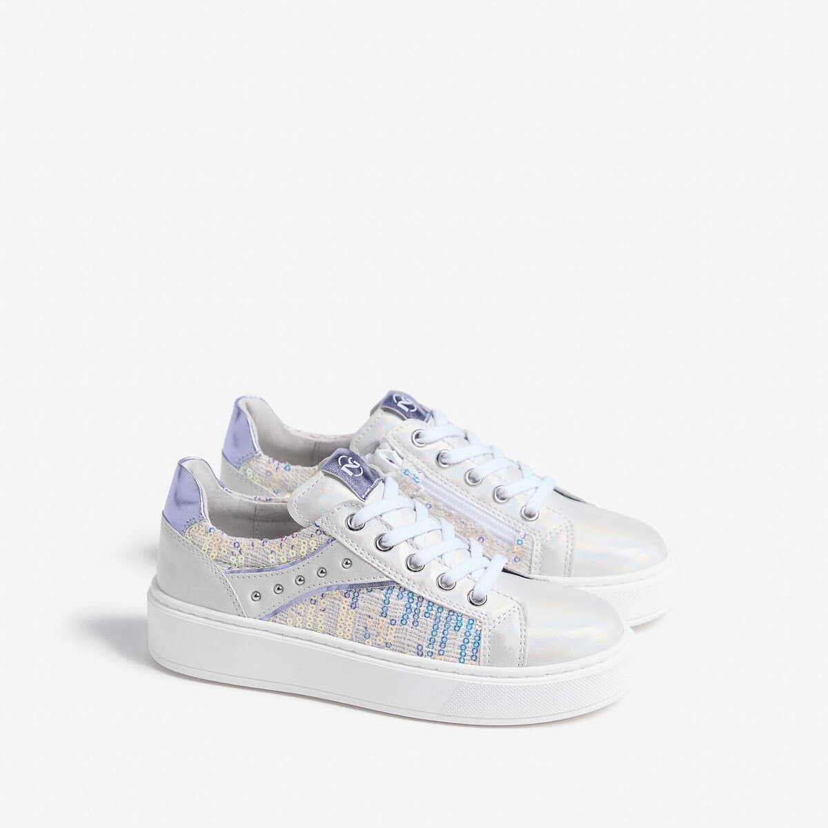 Girls' Sneakers NeroGiardini Silver