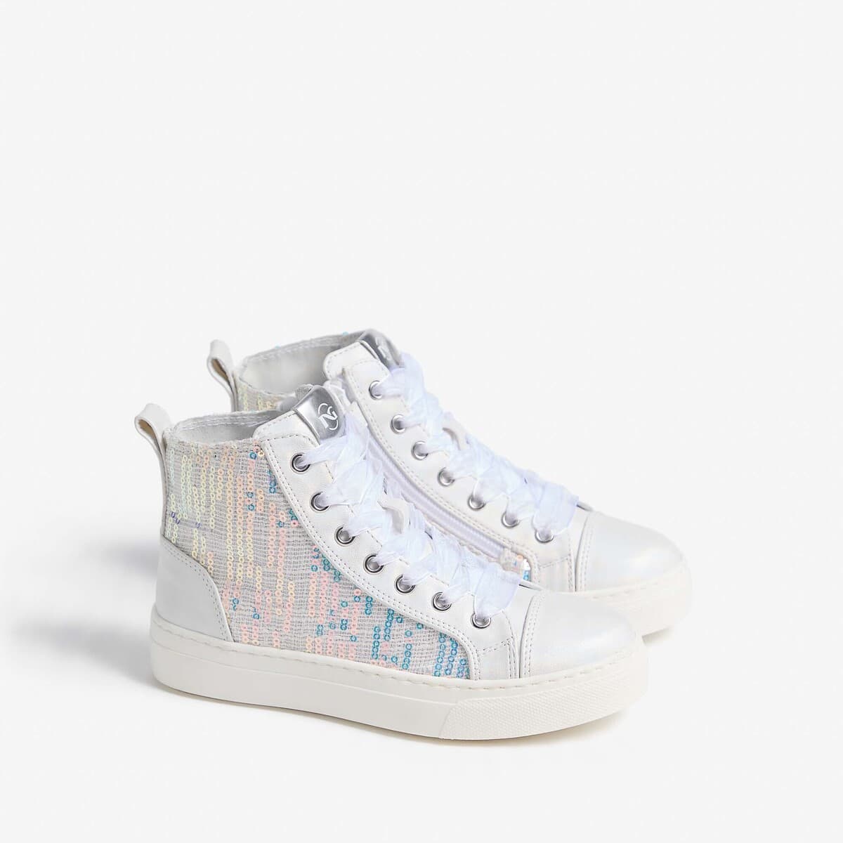 Girls' Sneakers NeroGiardini Silver