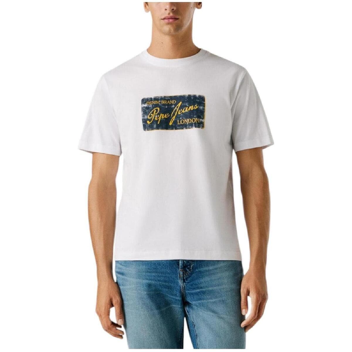 Men's T-Shirts Pepe Jeans White
