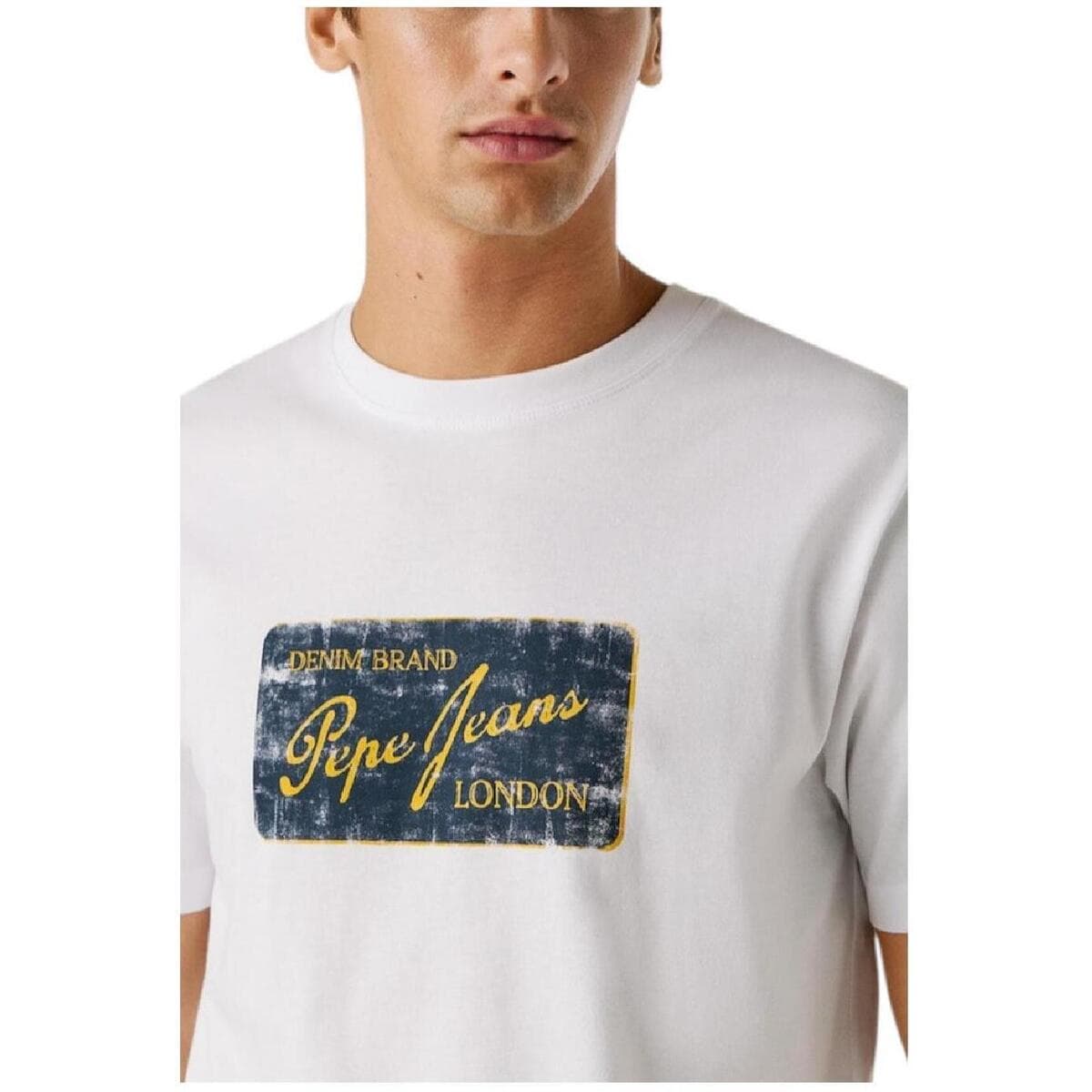 Men's T-Shirts Pepe Jeans White