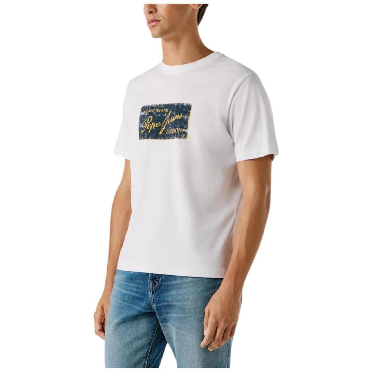 Men's T-Shirts Pepe Jeans White