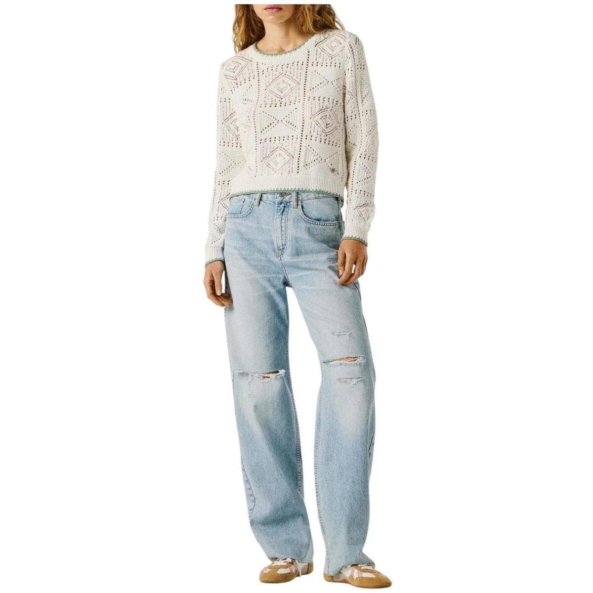 Women's Sweaters Pepe Jeans White
