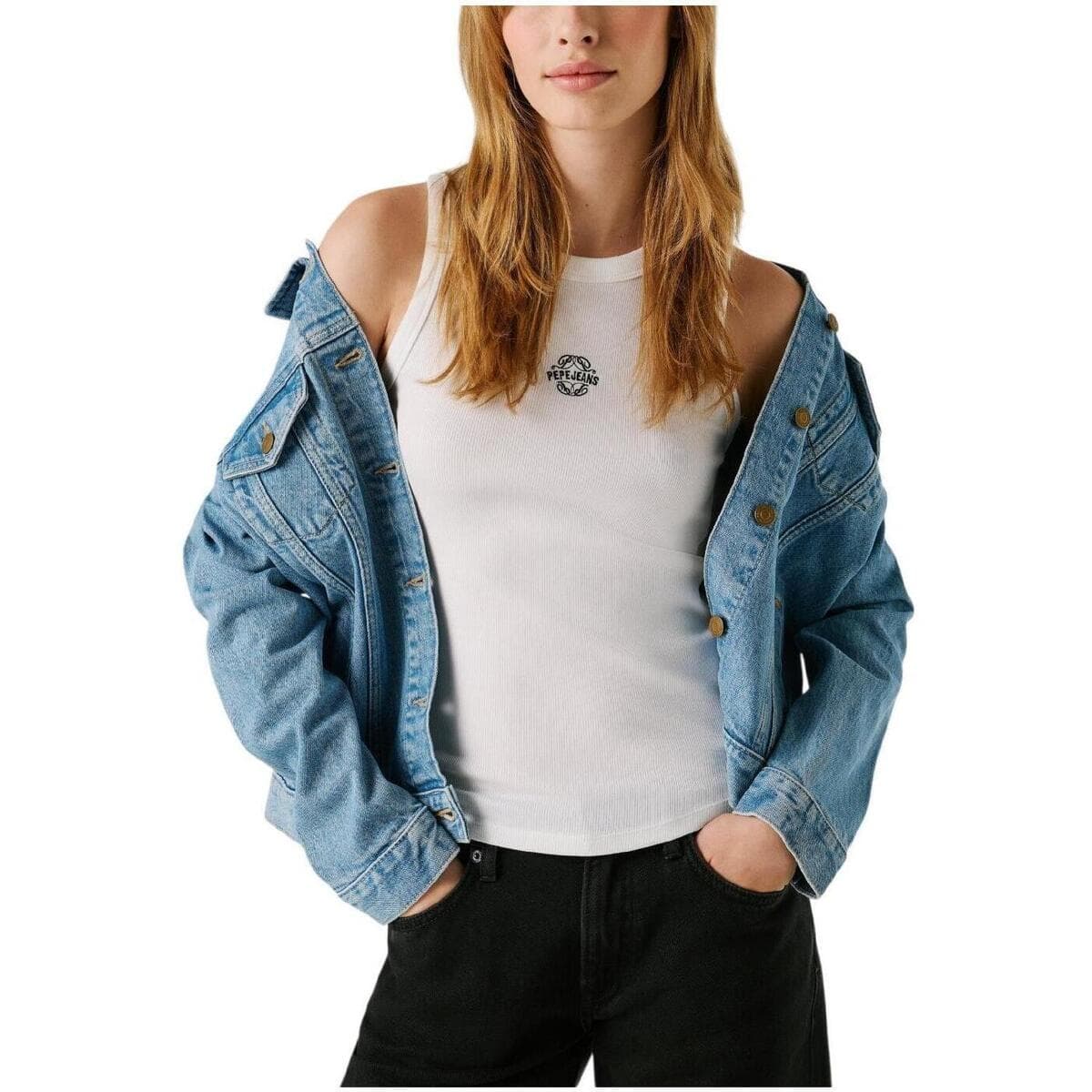 Women's T-Shirts Pepe Jeans White