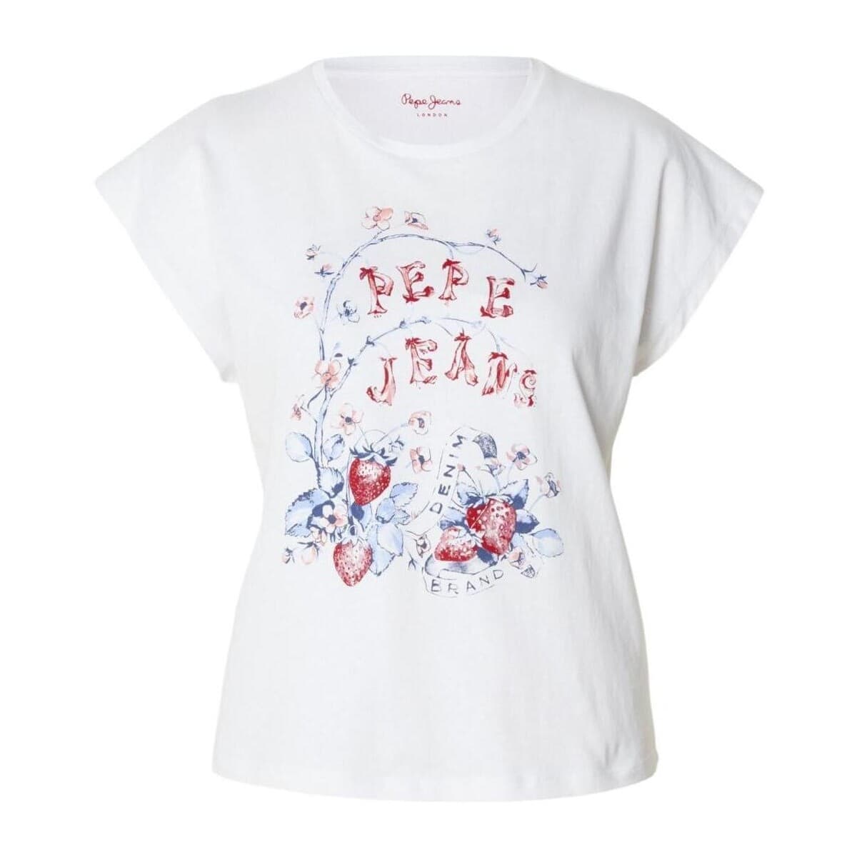 Women's T-Shirts Pepe Jeans White