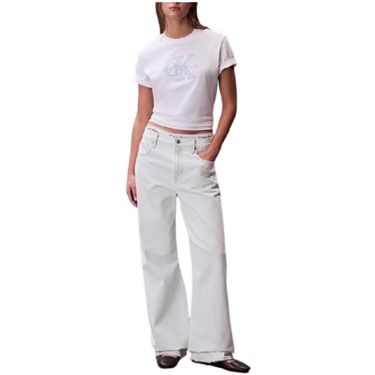 Women's T-Shirts Calvin Klein White