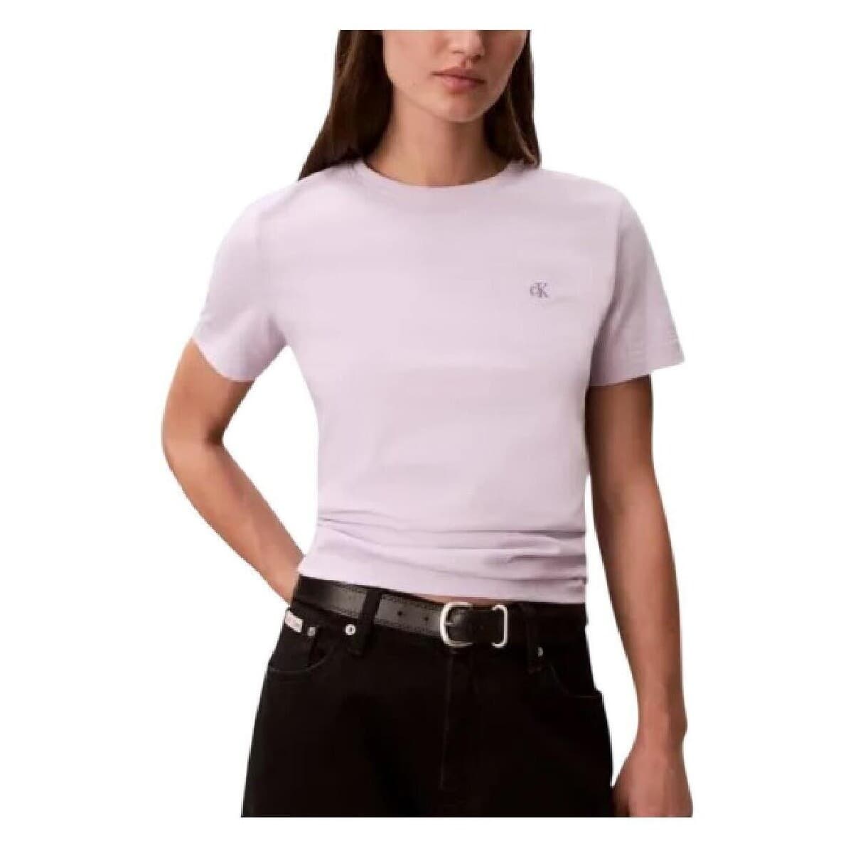 Women's T-Shirts Calvin Klein Purple