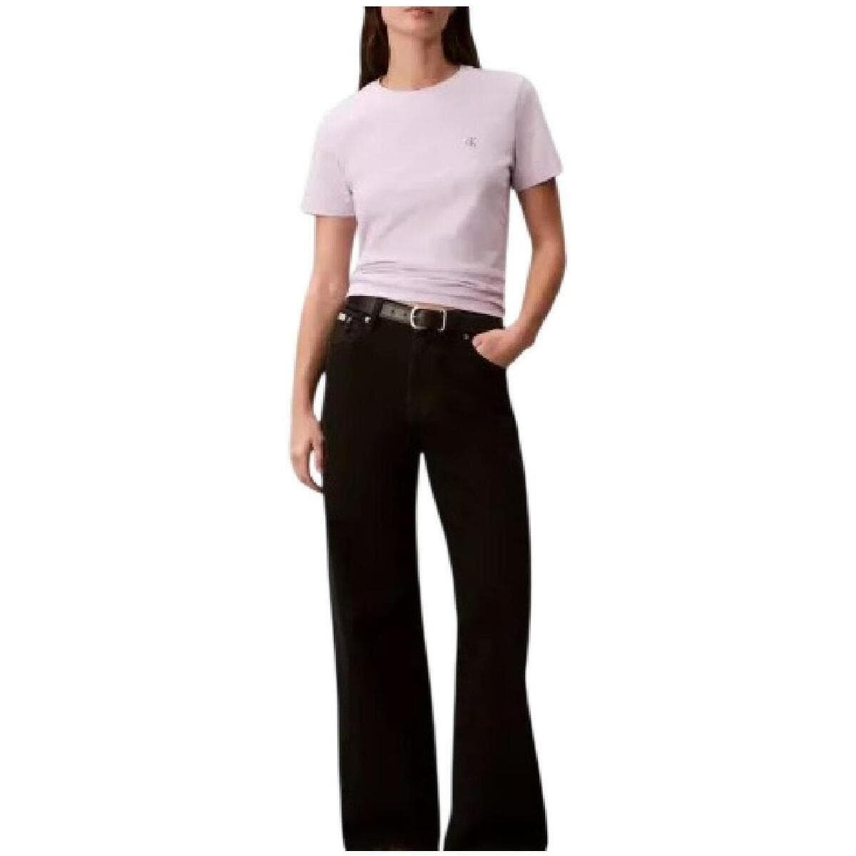 Women's T-Shirts Calvin Klein Purple
