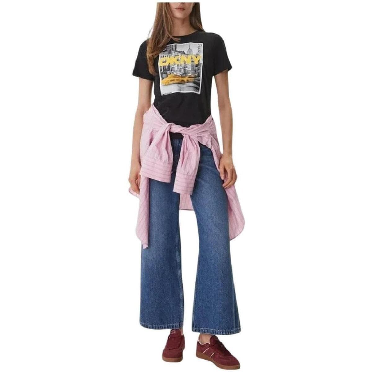 Women's T-Shirts Dkny Black