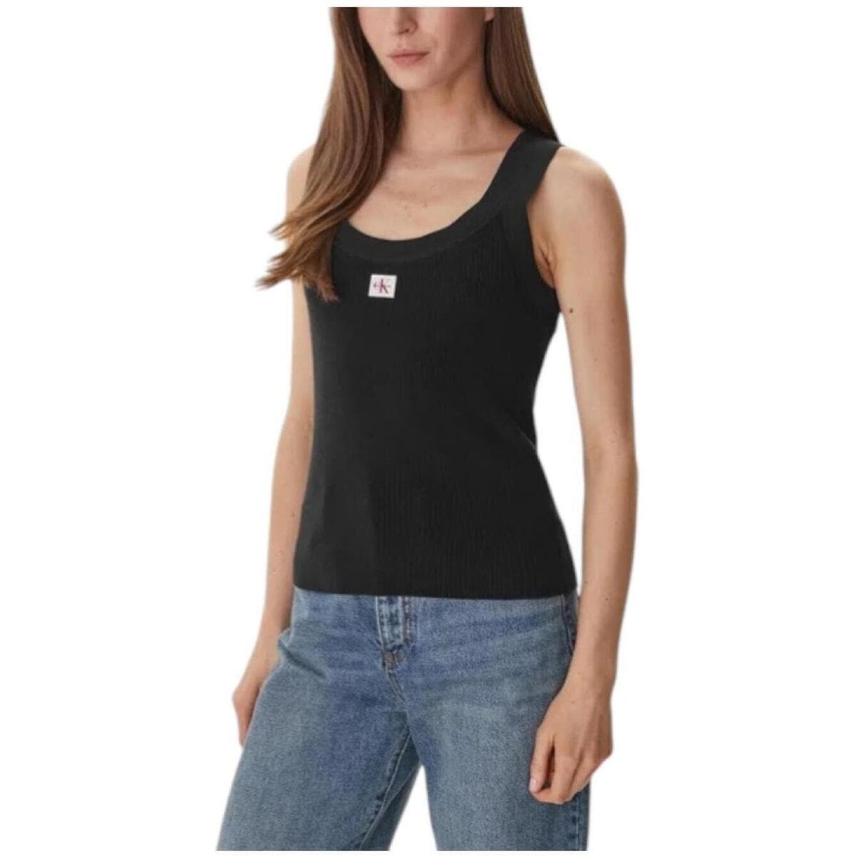 Women's T-Shirts Calvin Klein Black
