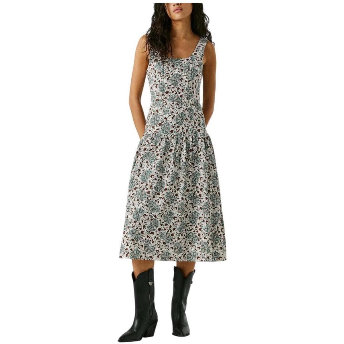 Women's Dresses Pepe Jeans Green