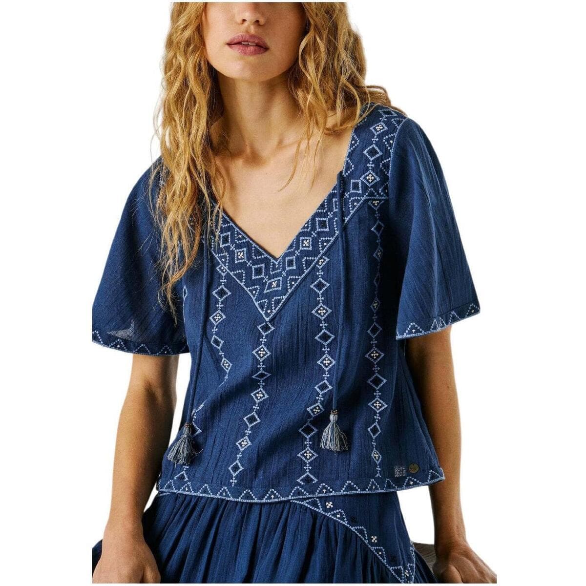 Women's T-Shirts Pepe Jeans Blue