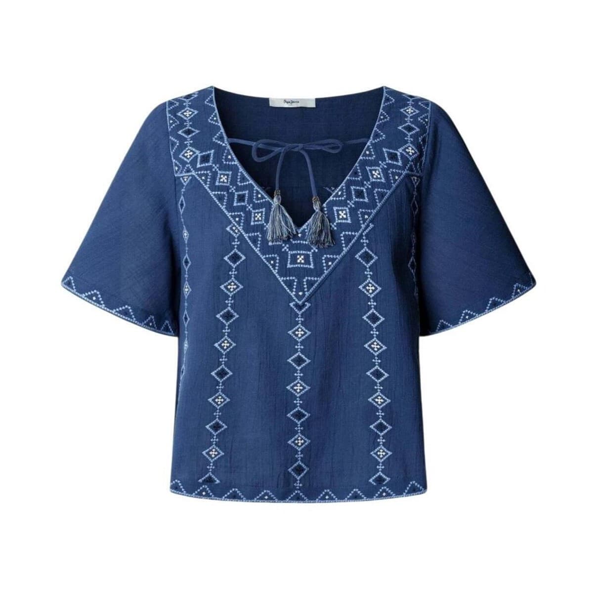 Women's T-Shirts Pepe Jeans Blue