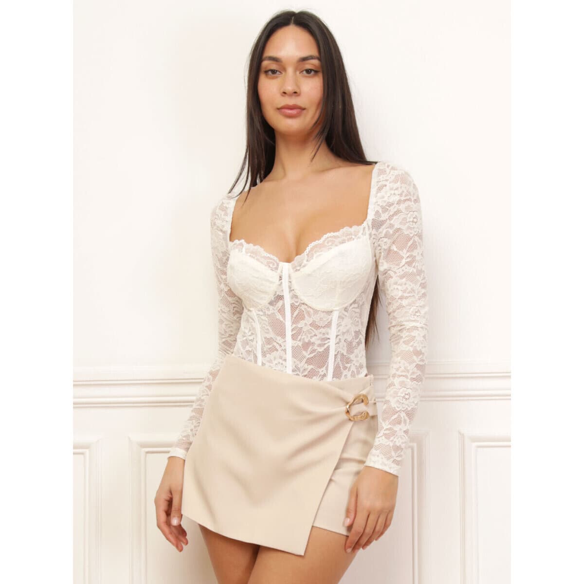 Women's T-Shirts La Modeuse Beige