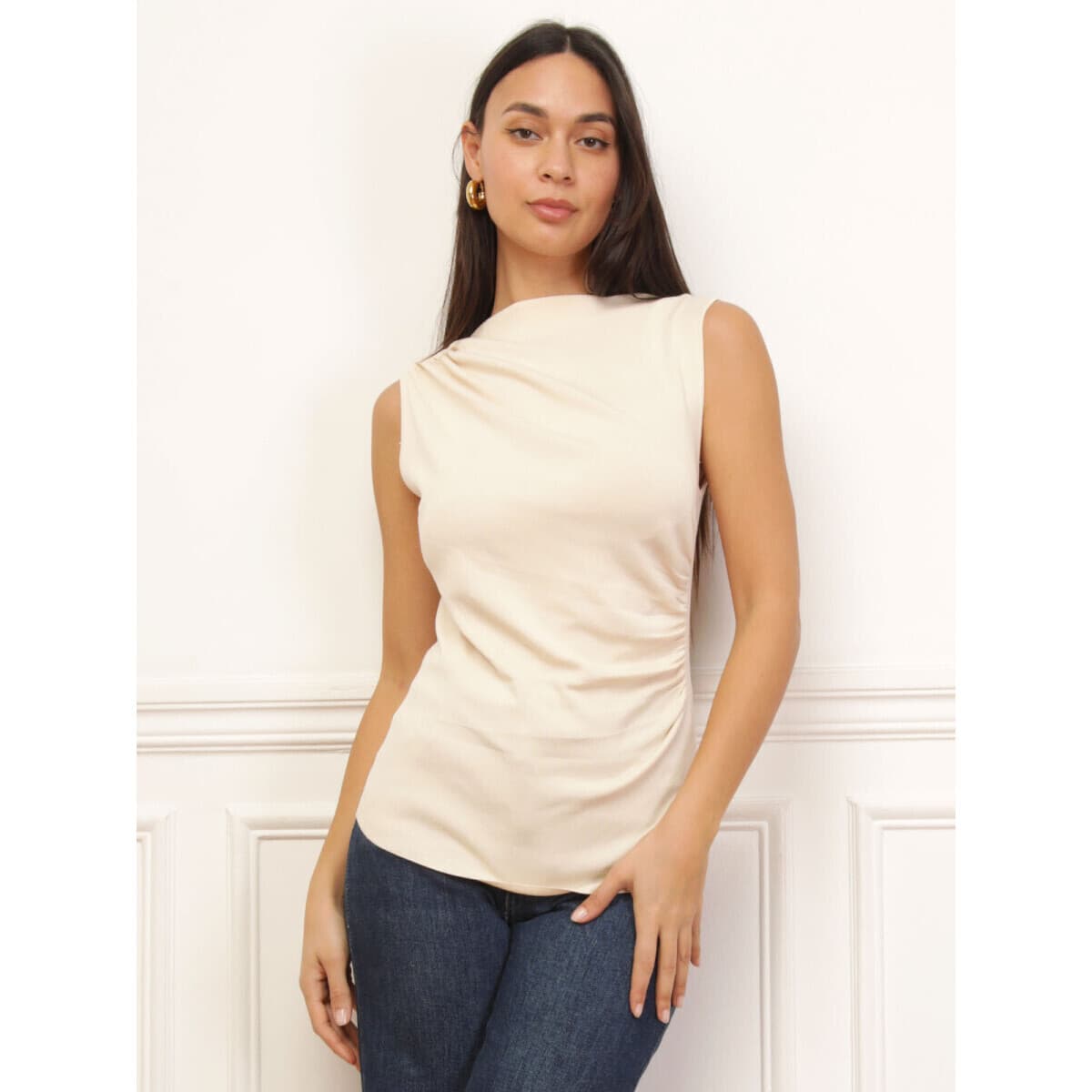Women's T-Shirts La Modeuse Beige