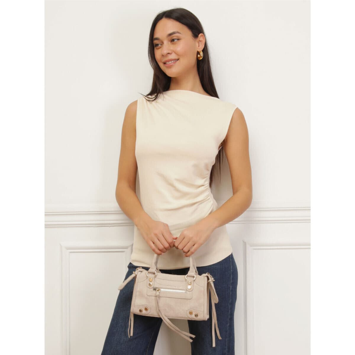 Women's Handbags La Modeuse Beige