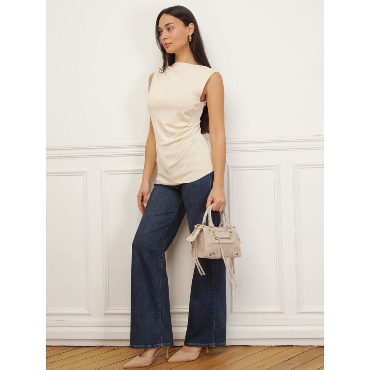 Women's Handbags La Modeuse Beige