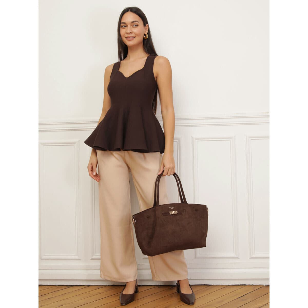 Women's Handbags La Modeuse Brown