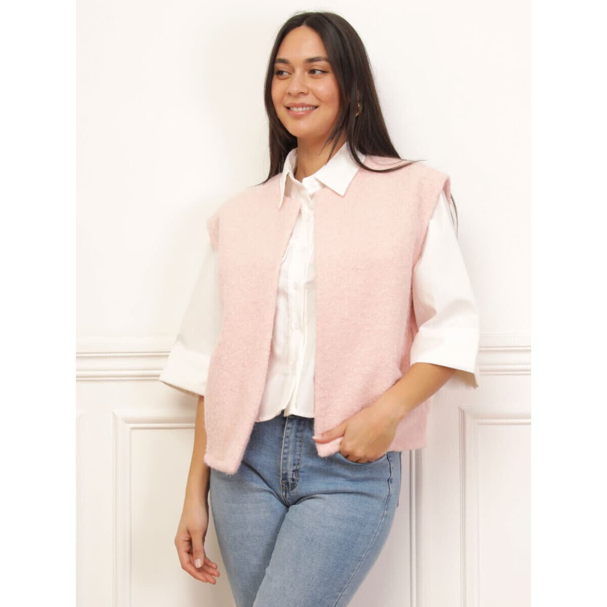 Women's Vests La Modeuse Pink
