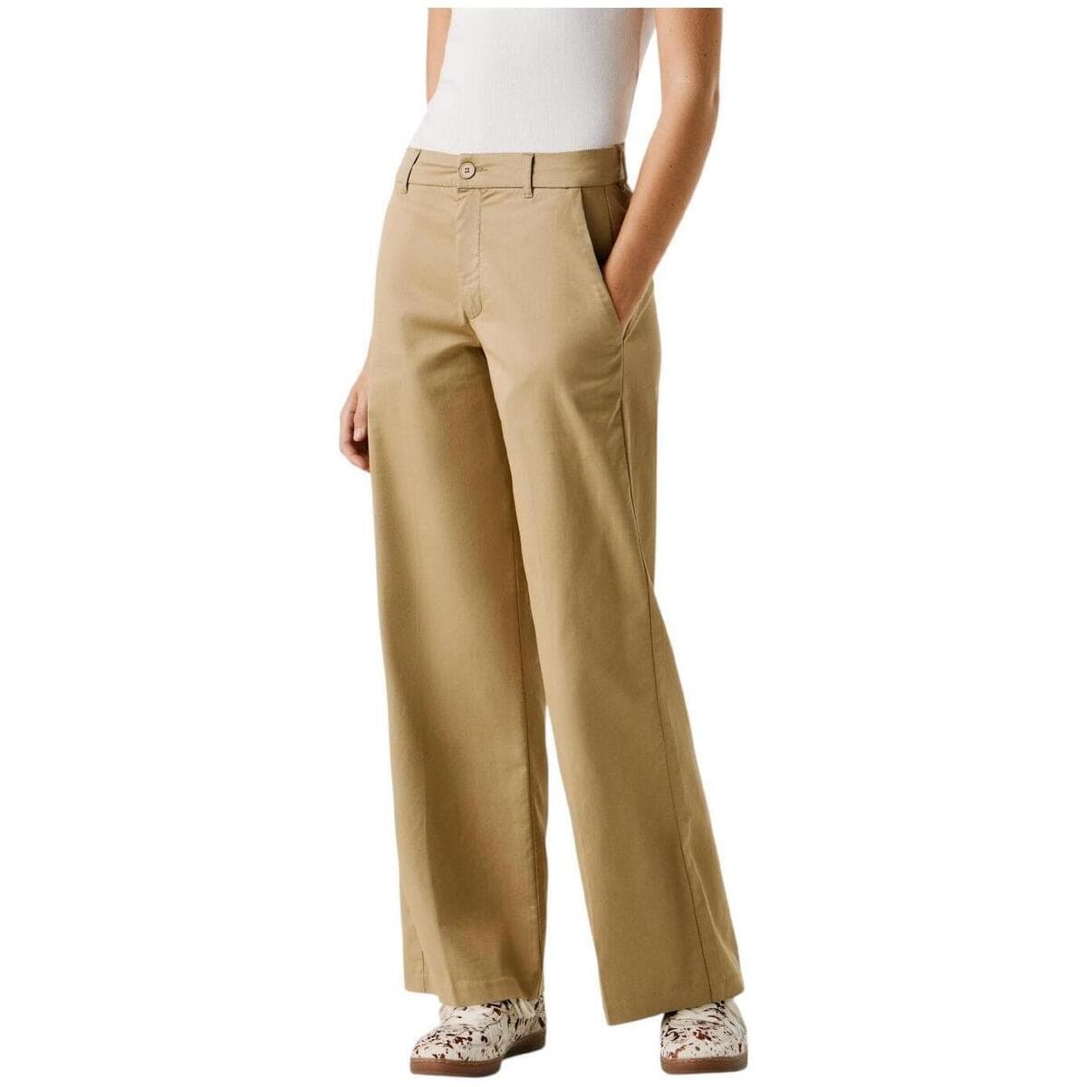 Women's Pants Pepe Jeans Beige