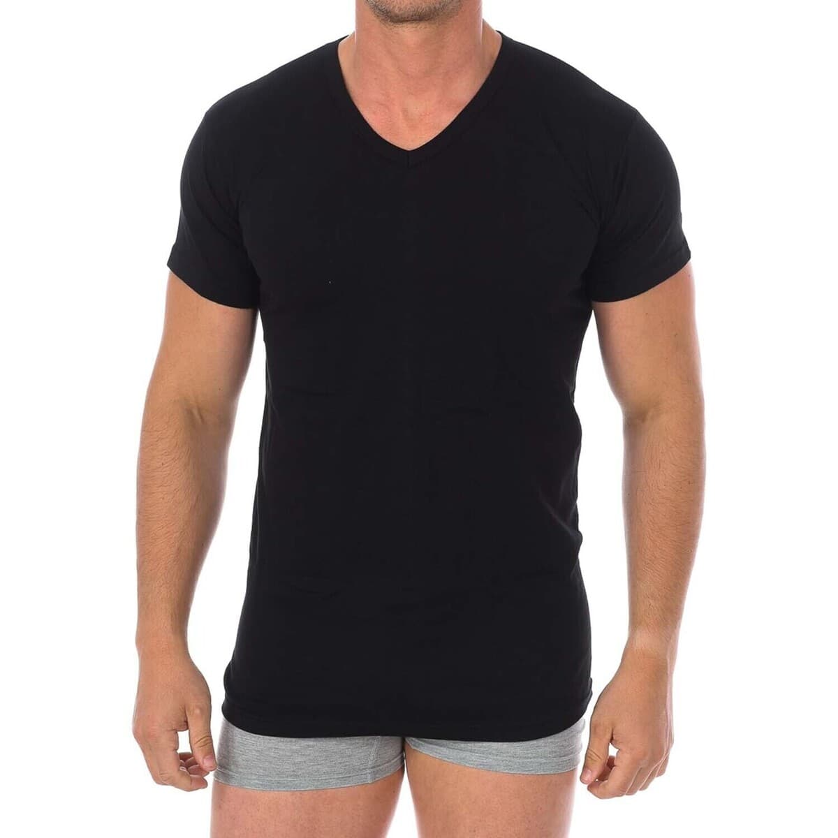 Men's T-Shirts Q-En Black