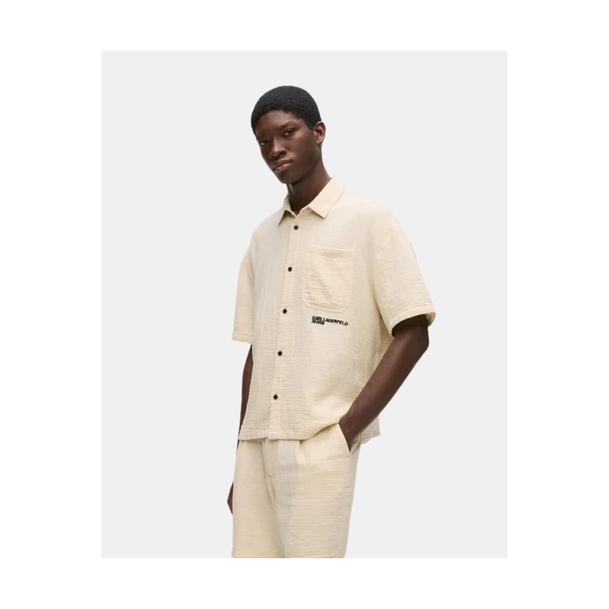 Men's Shirts Karl Lagerfeld Beige