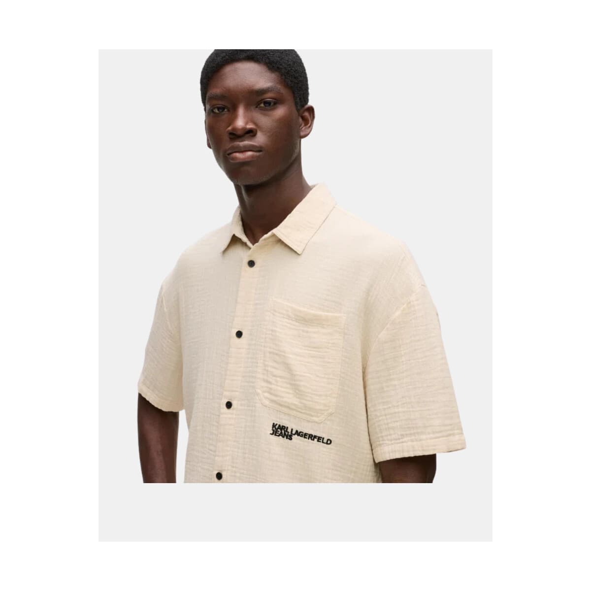 Men's Shirts Karl Lagerfeld Beige