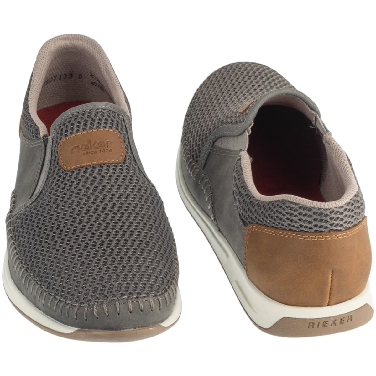 Men's Loafers Rieker Gray