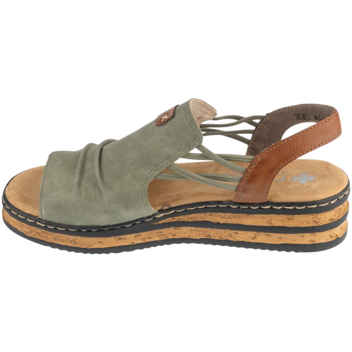 Women's Sports Sandals Rieker Gray