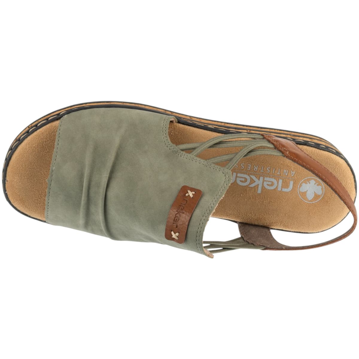 Women's Sports Sandals Rieker Gray