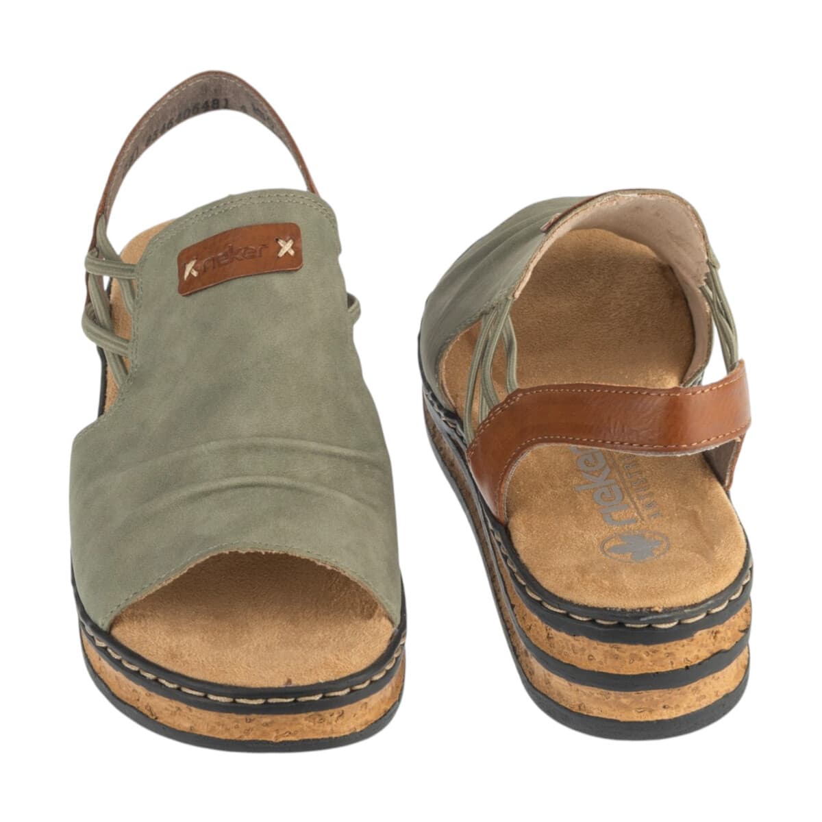 Women's Sports Sandals Rieker Gray