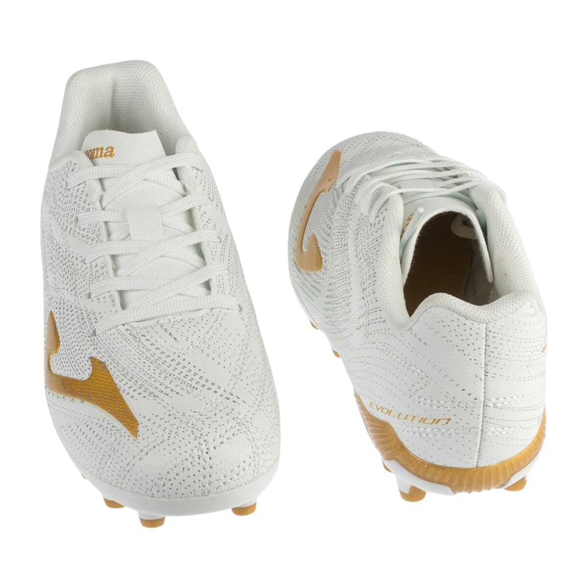 Boys' Football Boots Joma White