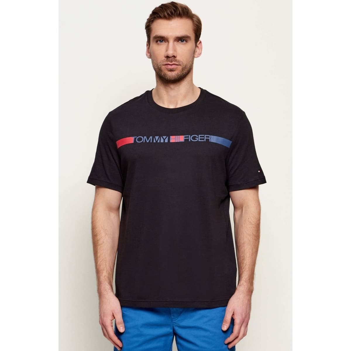 Men's T-Shirts Tommy Hilfiger Black
