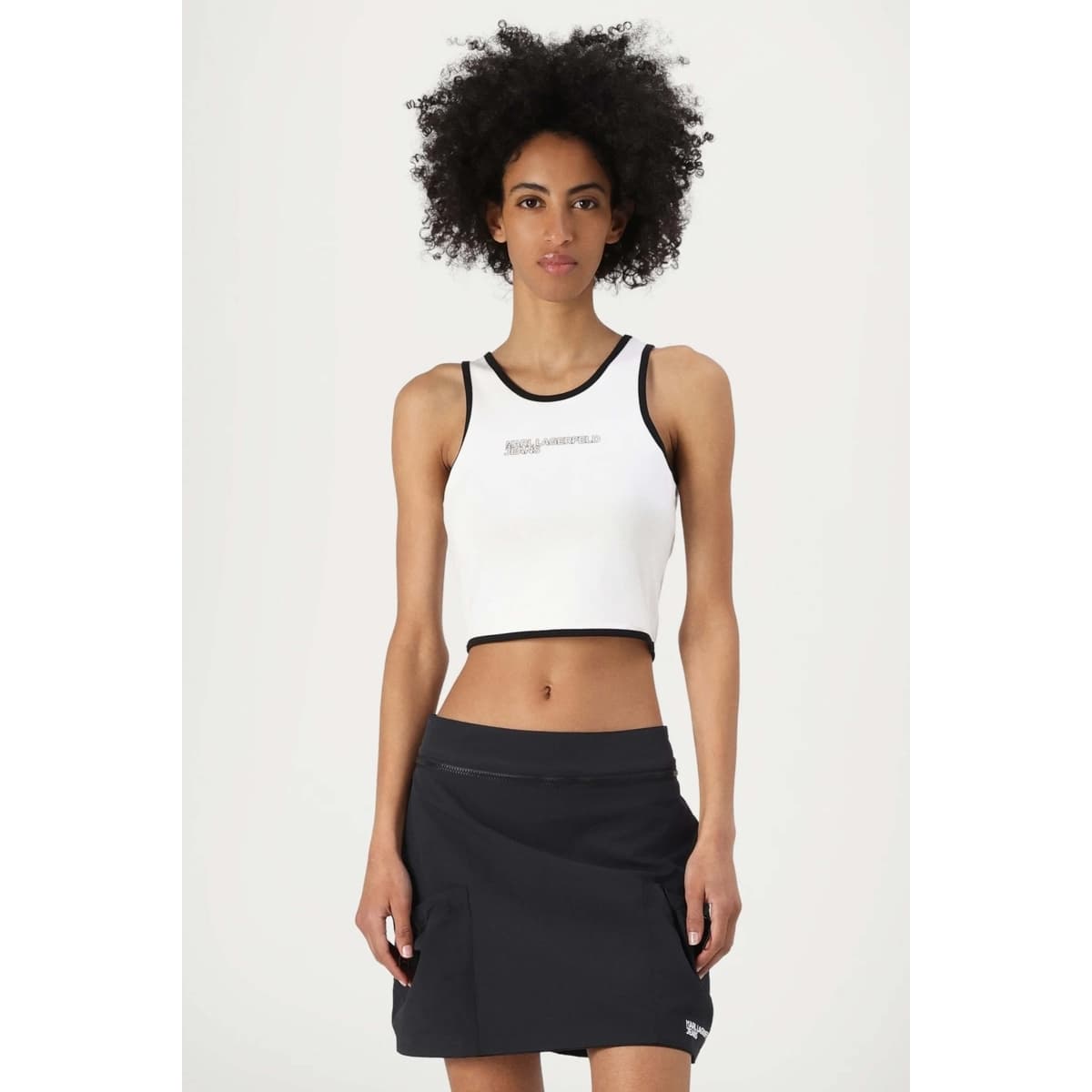 Women's Sleeveless Tops Karl Lagerfeld White