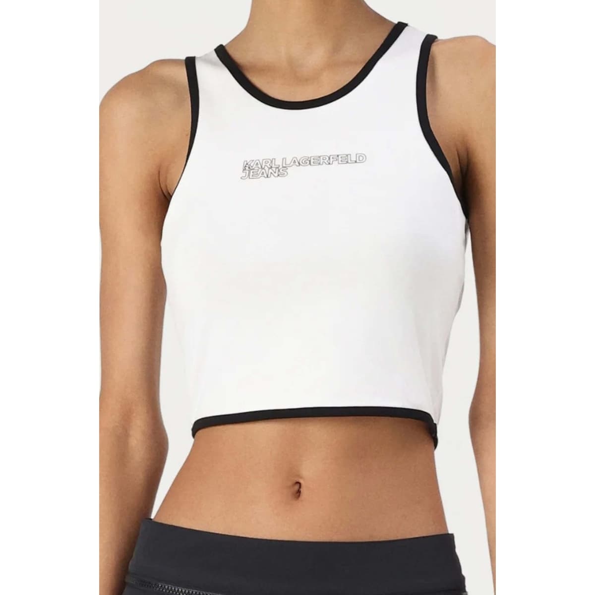 Women's Sleeveless Tops Karl Lagerfeld White