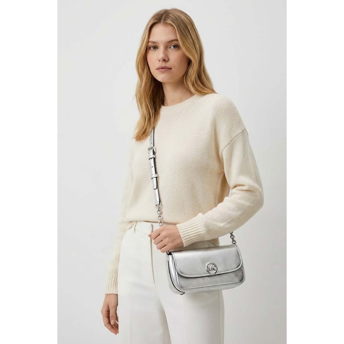 Women's Shoulder Bags Michael Kors Silver