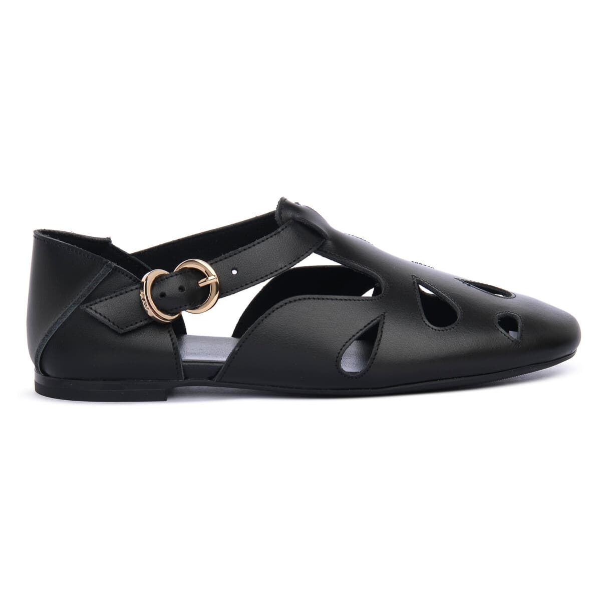 Women's Ballet Flats Frau Black