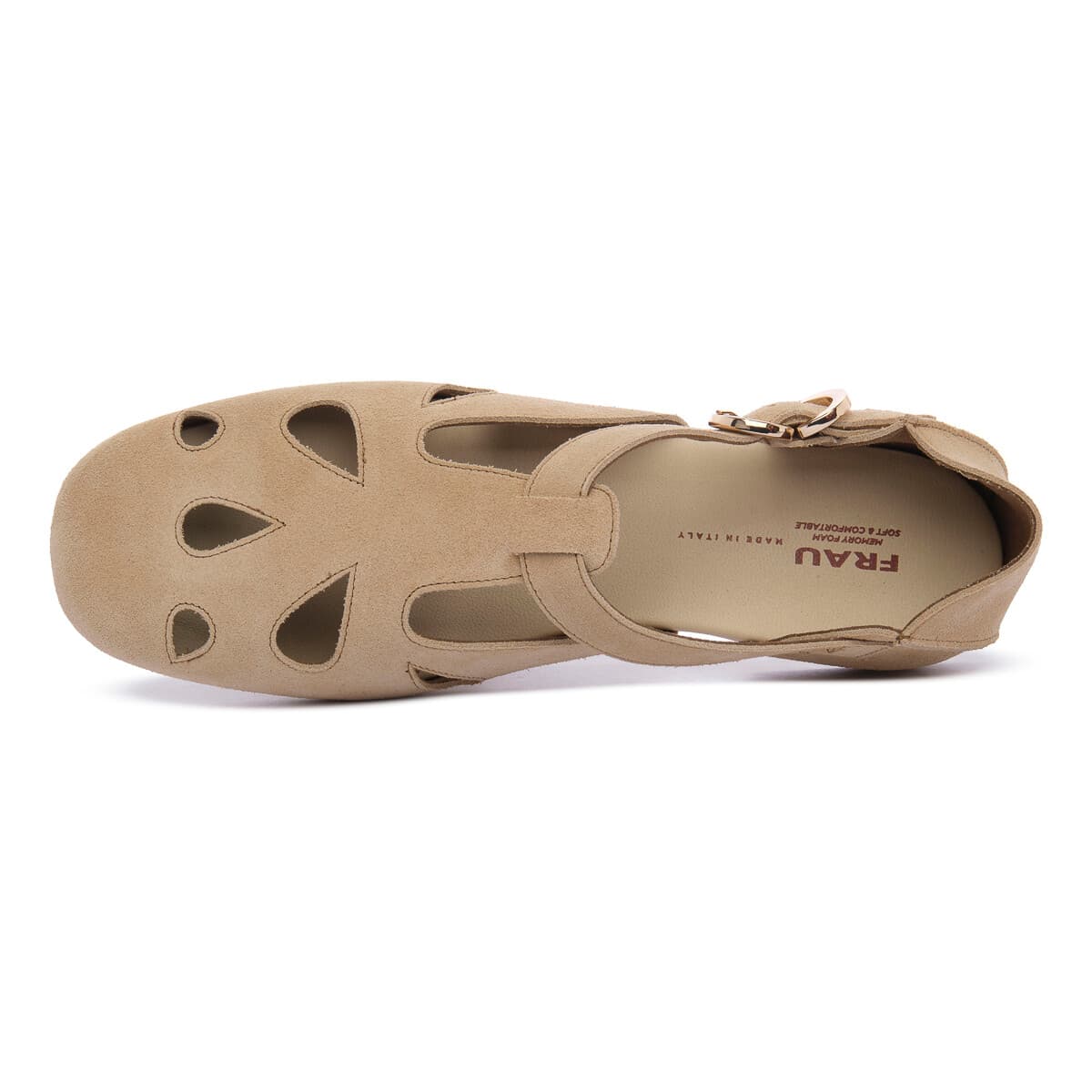 Women's Ballet Flats Frau Beige