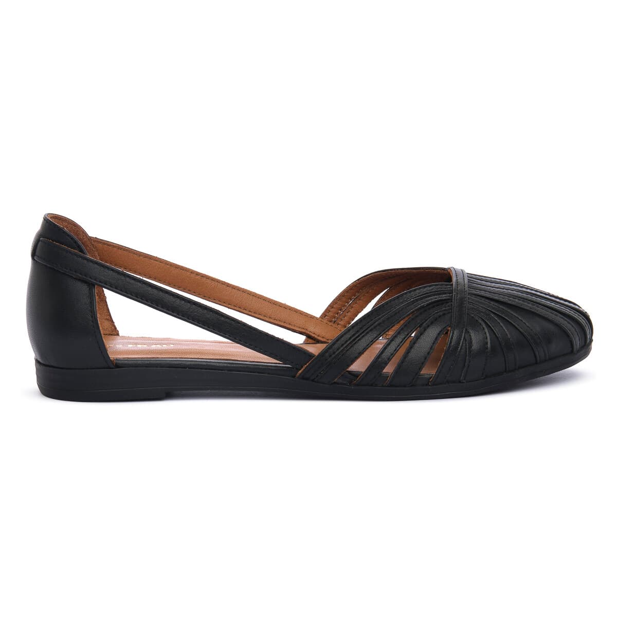 Women's Ballet Flats Frau Black