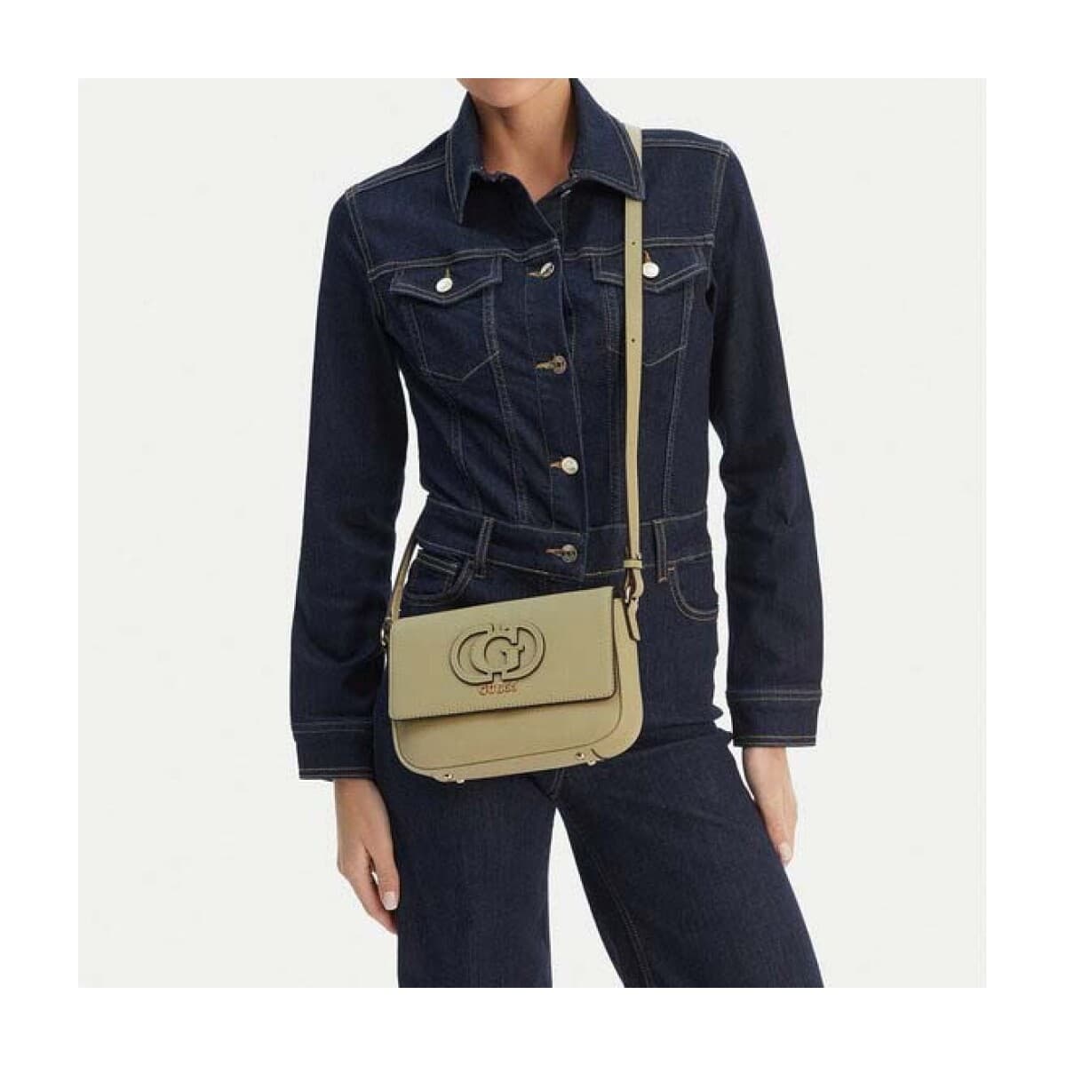 Women's Shoulder Bags Guess Beige