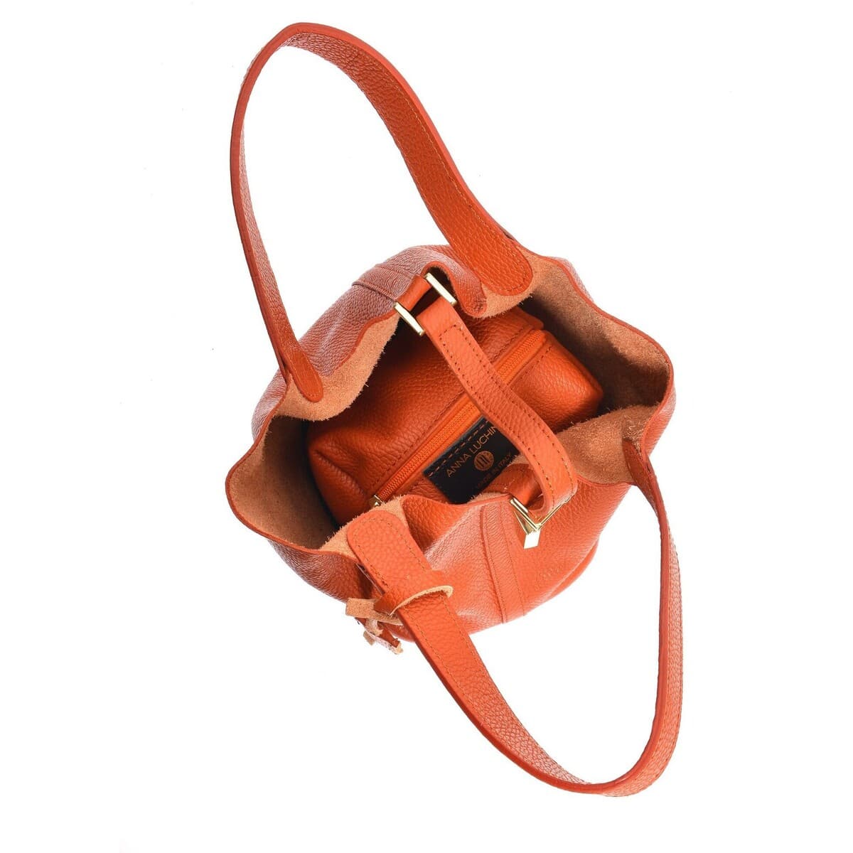 Women's Handbags Anna Luchini Orange