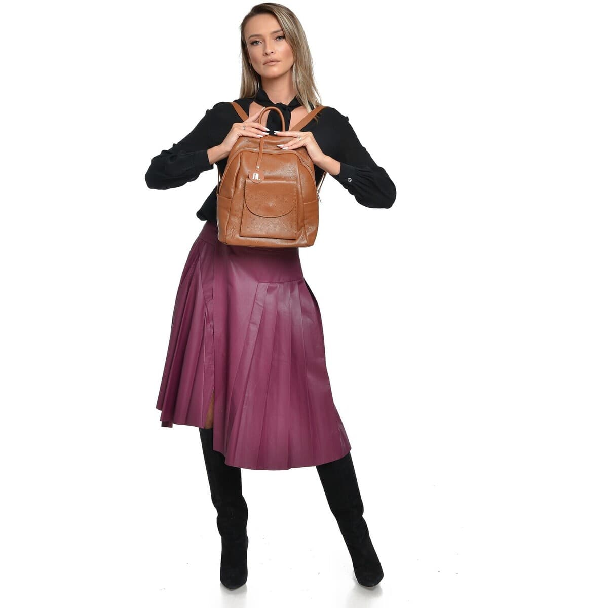 Women's Backpacks Anna Luchini Brown