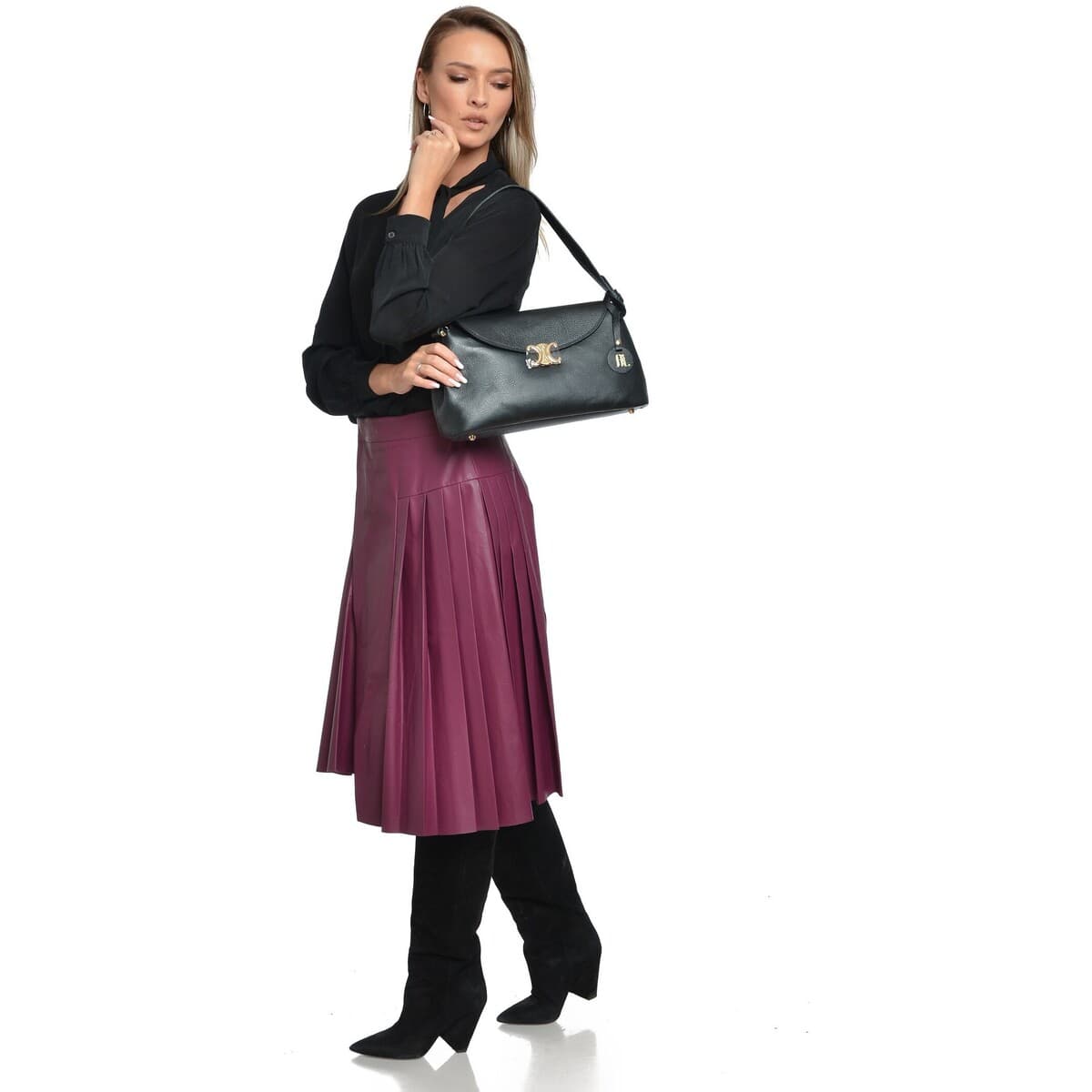 Women's Shoulder Bags Anna Luchini Black