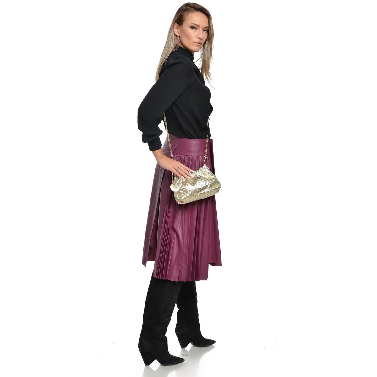 Women's Shoulder Bags Anna Luchini Gold