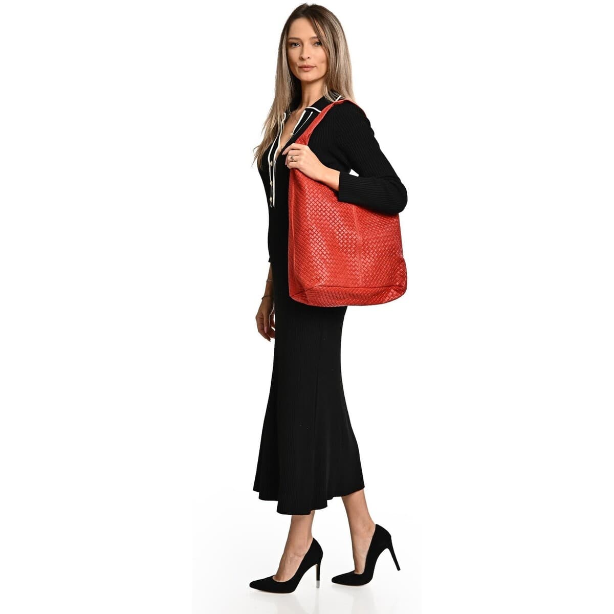 Women's Shoulder Bags Luisa Vannini Red