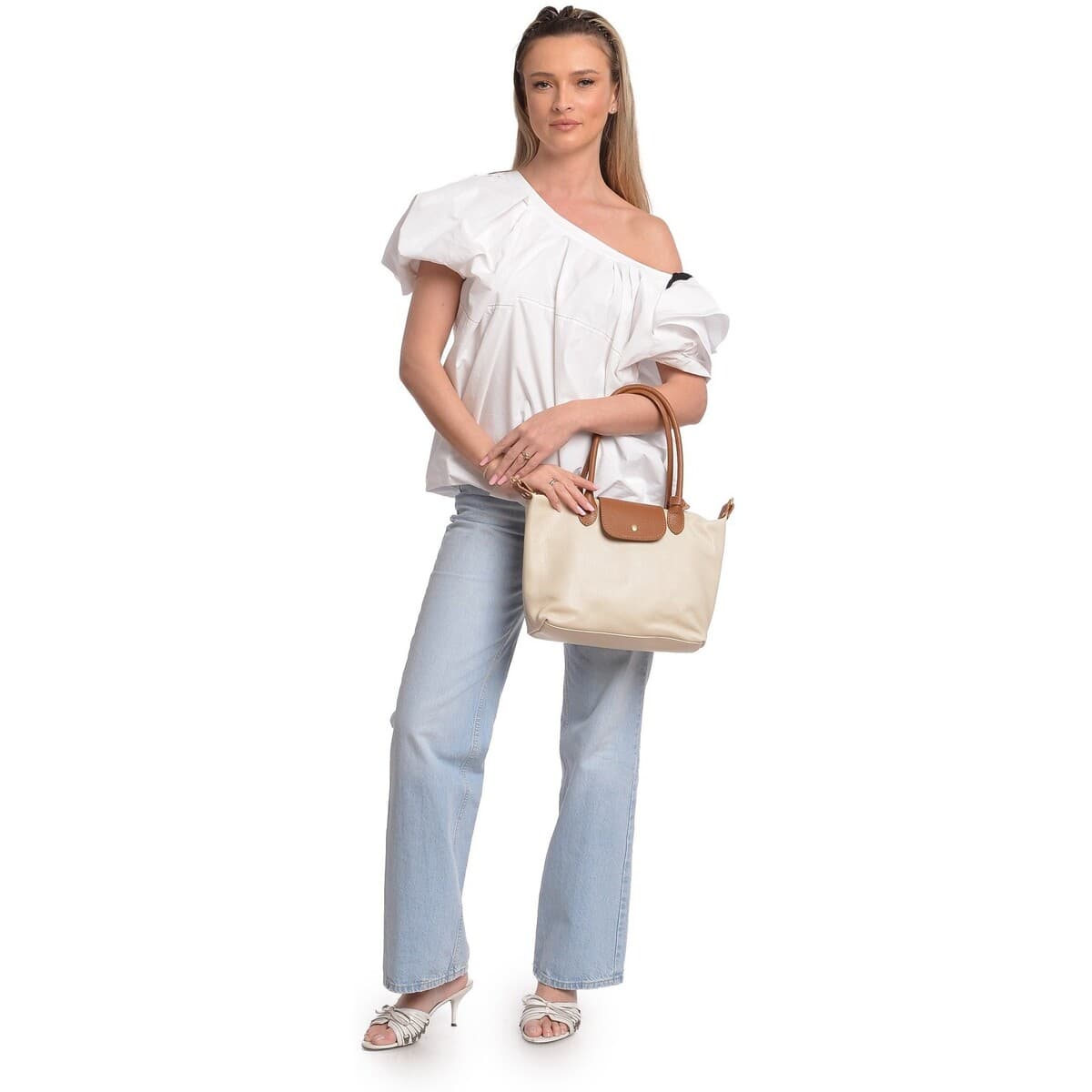 Women's Shoulder Bags Anna Luchini Beige