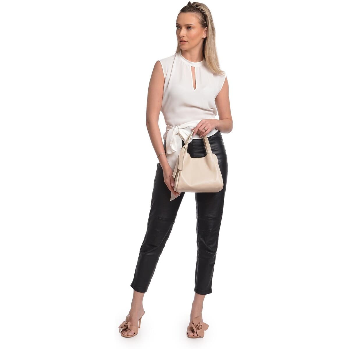 Women's Handbags Anna Luchini Beige