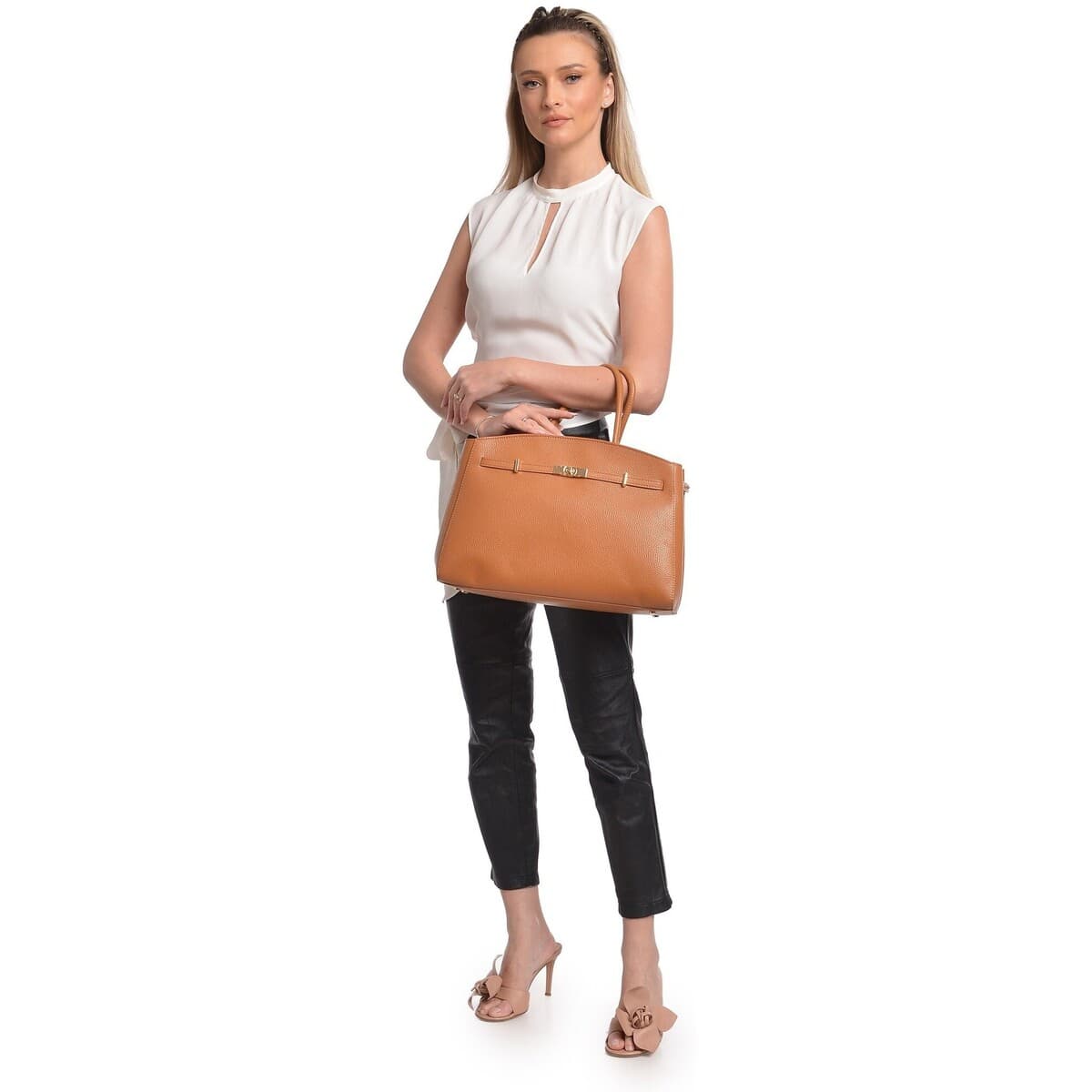 Women's Handbags Anna Luchini Brown