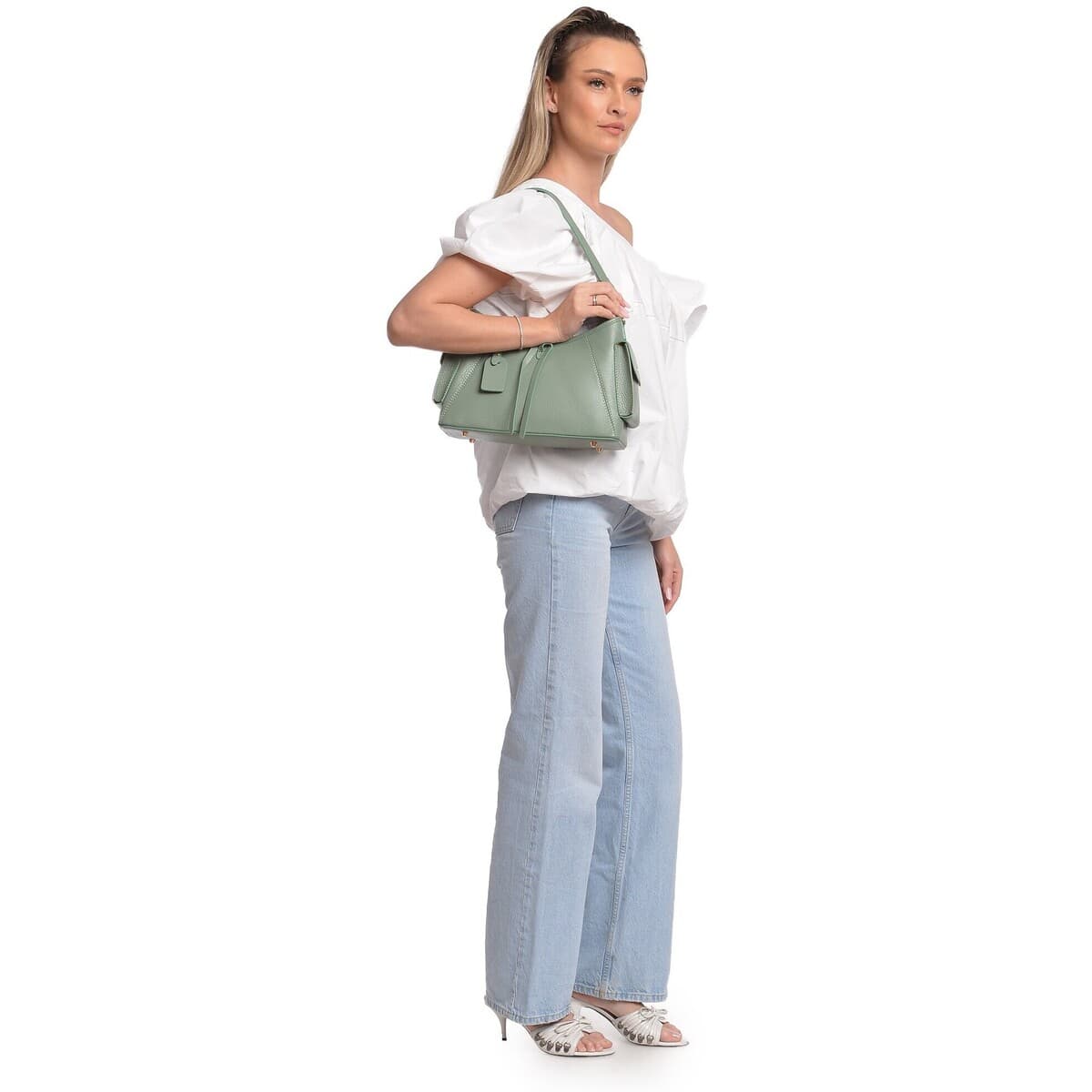 Women's Shoulder Bags Anna Luchini Green