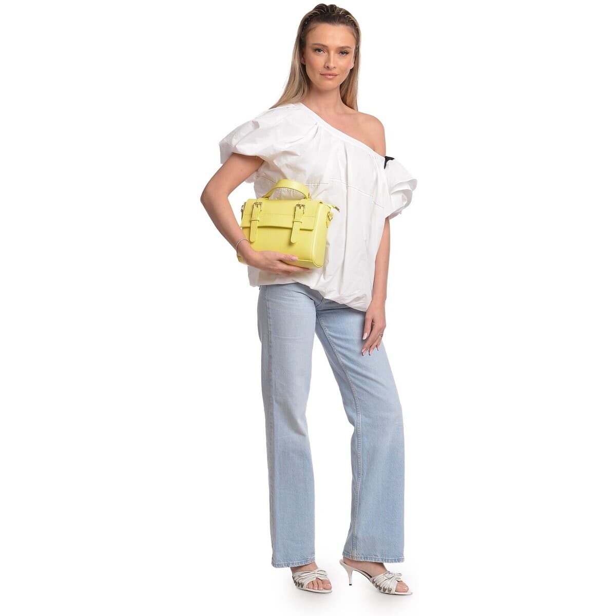 Women's Handbags Anna Luchini Yellow