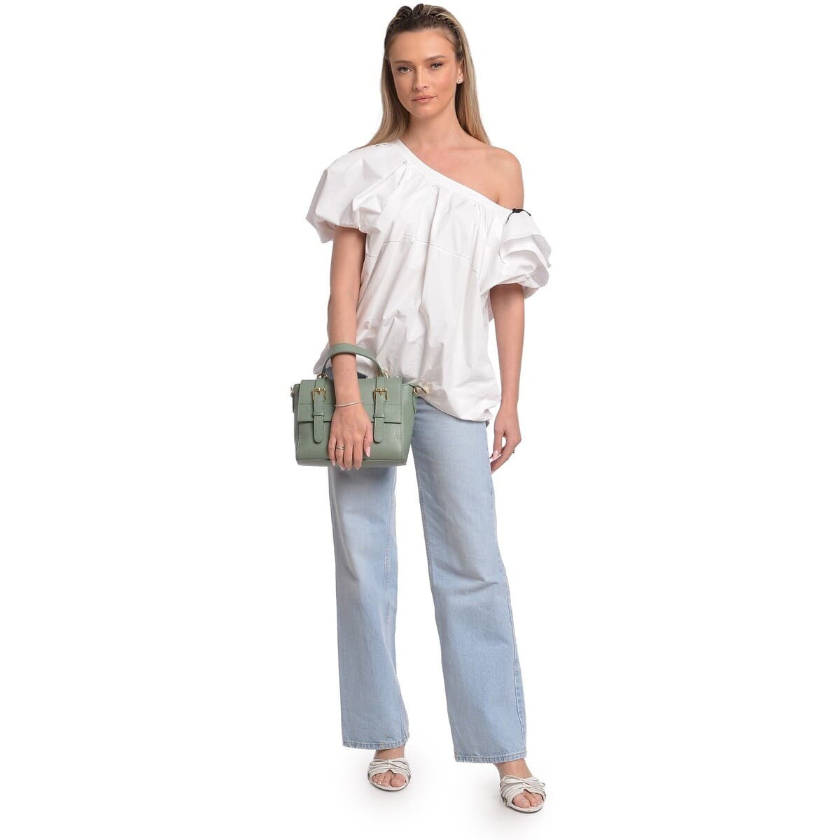 Women's Handbags Anna Luchini Green